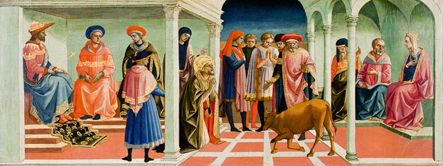 Milagro de San Silvestre, 1450, Pesellino