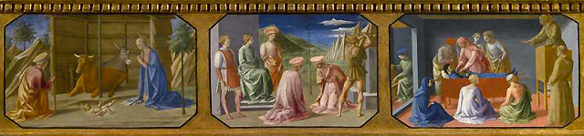 Prédelle du Retable du noviciat de Santa Croce, 1445-50, Pesellino