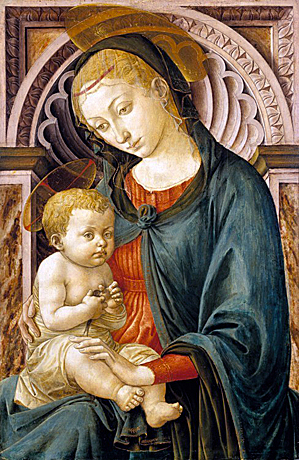 Virgen y el niño, 1450, Pesellino