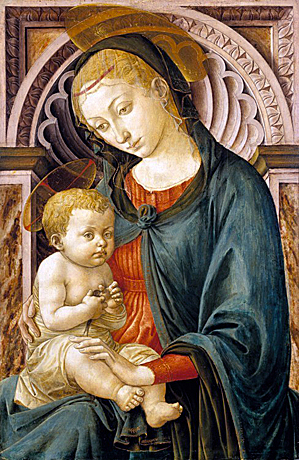 Vierge à l’Enfant, vers 1450, Francesco Pesellino