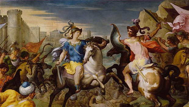 Combate de Tancredo y Clorinda, c. 1601, Ambroise Dubois