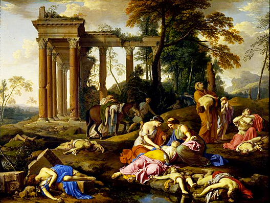 Muerte de los hijos de Bethel, 1653, Laurent La Hyre