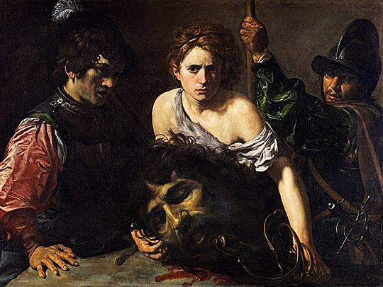 David et Goliath, vers 1616-18, Valentin de Boulogne