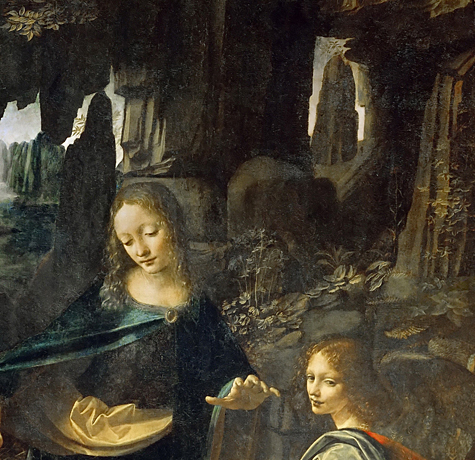 Vierge aux Rochers, entre 1483 et 1486, Léonard da Vinci