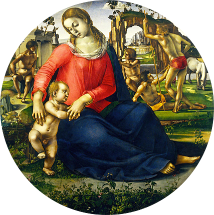 Vierge à l’Enfant, vers 1490, Luca Signorelli, Florence, Offices