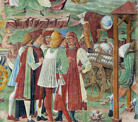 Le mois d’Août, 1476-84, Cosmè Tura, détail