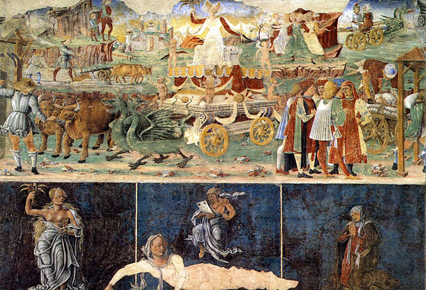 El mes de agosto, 1476-84, Cosimo Tura