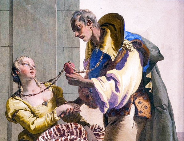 La Fidélité et l’Amour, Giambattista Tiepolo