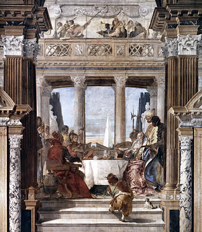 El banquete de Cleopatra, 1746-47, Giambattista Tiepolo
