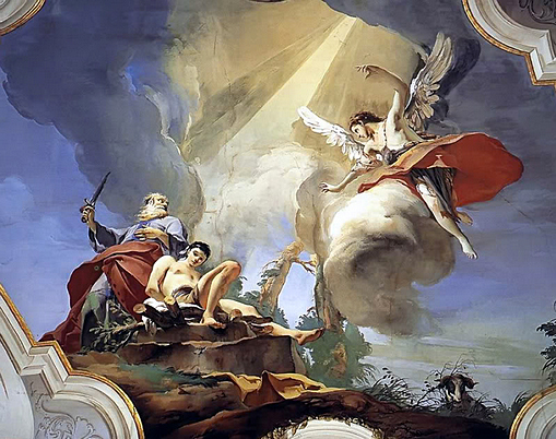 El sacrificio de Isaac, 1724 Giambattista Tiepolo