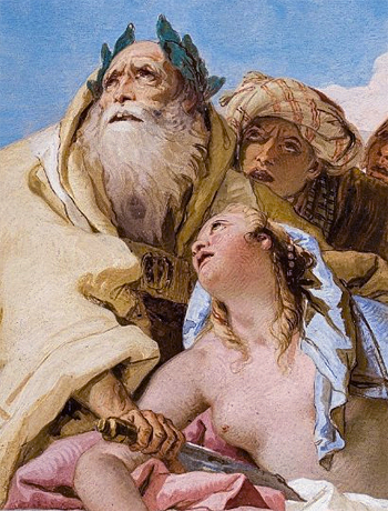 El sacrificio de Ifigenia, 1757 Giambattista Tiepolo