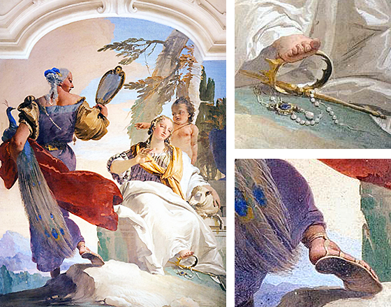 La Modestia que expulsa al Orgullo, 1734 Giambattista Tiepolo