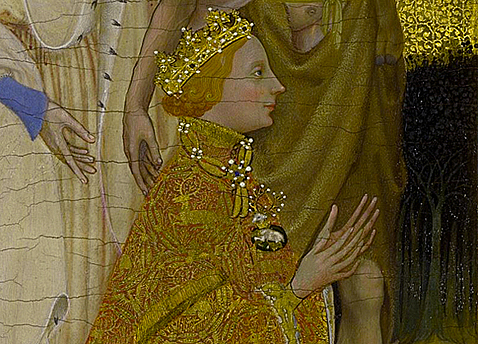 Díptico Wilton, 1395, detalle 3