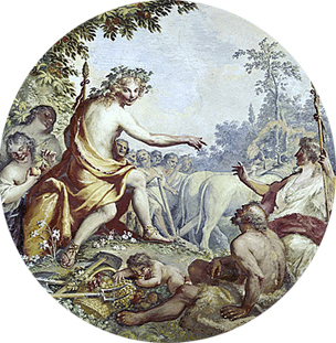 Historia de Baco, 1760-1792, Fedele Fischetti