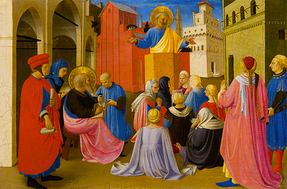 Fra angelico, Saint Pierre dictant l'Évangile