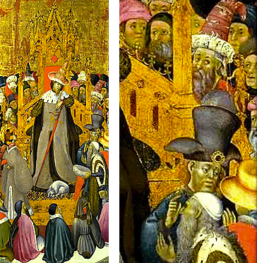 San Jorge ante los jueces, 1434, Bernat Martorell