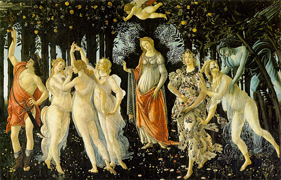 La Primavera, hacia 1482, Sandro Botticelli