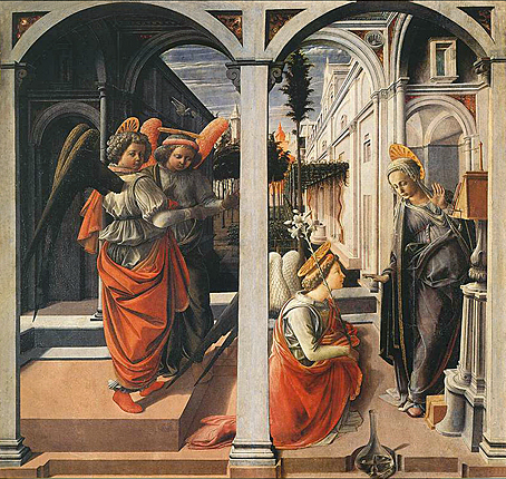 La Anunciación, 1440-1442, Filippo Lippi