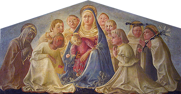 Virgen de Trivulzio, hacia 1432, Filippo Lippi 