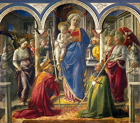 Retable Barbadori, 1437-38, Filippo Lippi