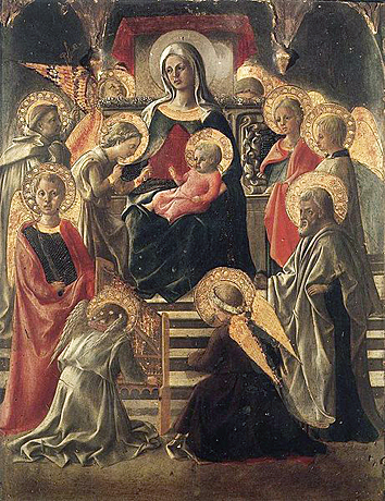 La Virgen y el Niño, 1430, Filippo Lippi