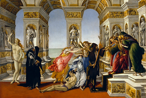 La Calumnia, 1495, Sandro Botticelli