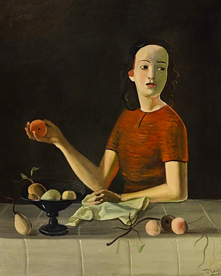 Geneviève à la pomme, 1937-1938, André Derain, Collection particulière