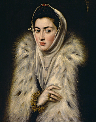La dama del armiño, 1577-1580, El Greco, Glasgow, Galería de Arte y Museo Kelvingrove