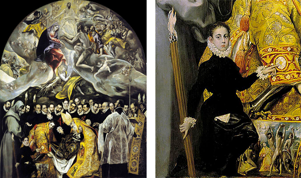 El entierro del Conde de Orgaz, El Greco 