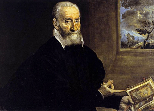 Retrato de Giulio Clovio, 1570, El Greco