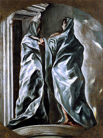 La Visitation, vers 1610-1614, le Greco, Washington, Dumbarton Oaks Museum