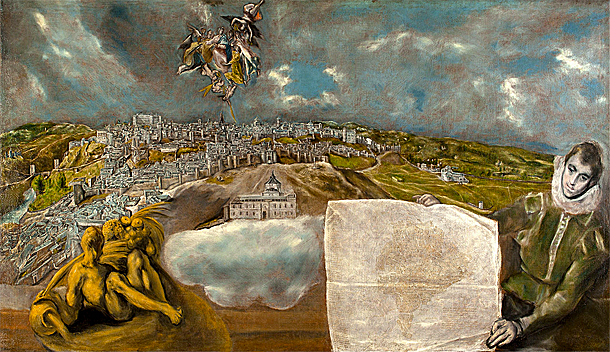 Vista y plano de Toledo, El Greco