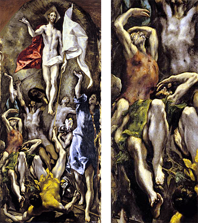 Résurrection du Christ, 1606-1610, Greco, Madrid, musée du Prado