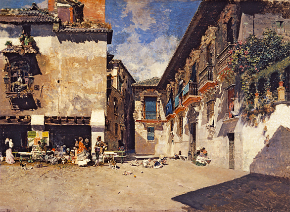 Place de Grenade, c. 1872-1873, Mariano Fortuny et Marsal, Grenade, Musée des Beaux-Arts