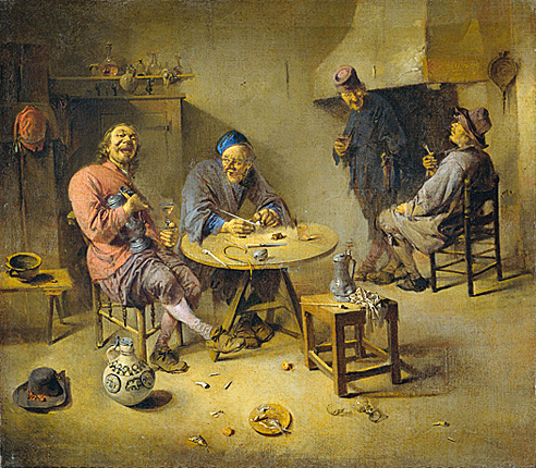 El bar, 1665, Abraham Diepraam