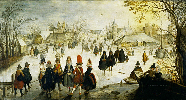 Escena de invierno, 1615-1620, Adam van Breen