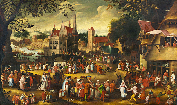 La Kermesse de campagne, 1625, David Vinckboons