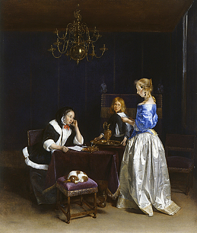 La lettre, vers 1660-1665, Gerard ter Borch