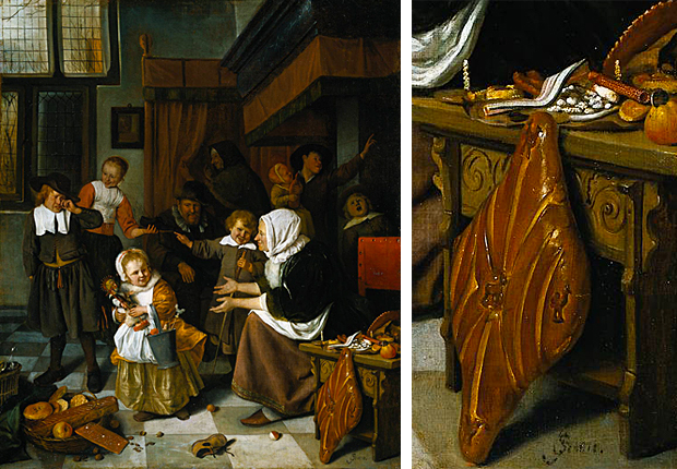 La fiesta de san Nicolás, 1685, Jean Steen