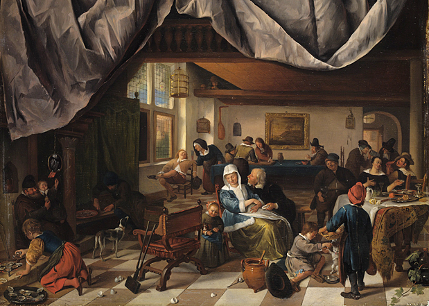 La vida del hombre, 1666, Jan Steen