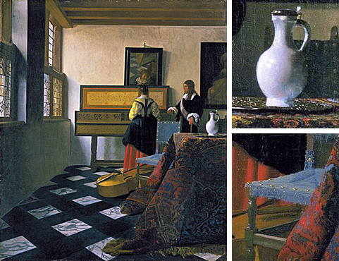 La lección de música, c. 1663, Johannes Vermeer