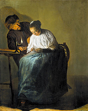 La Proposition, 1631, Judith Leyster