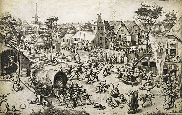 La Kermesse de la Saint Georges, d’après Pieter Bruegel l’Ancien