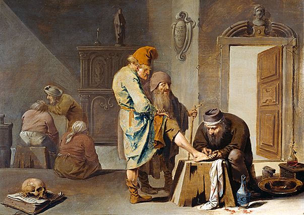 La operación del pie, 1620-1647, Pieter Quast