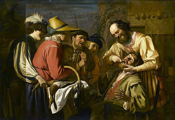 L’arracheur de dents, 1628, Gerrit van Honthorst