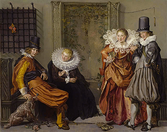 Alegre compañía, 1616-1620, Willem Buytewech
