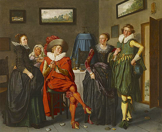 Alegre compañía, c. 1622-24, Willem Buytewech