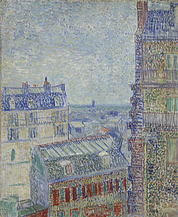 Vue depuis l’appartement de Theo, 1887, Vincent van Gogh, Amsterdam, Van Gogh Museum