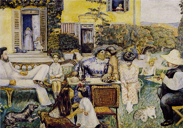 La tarde burguesa, 1900, Pierre Bonnard