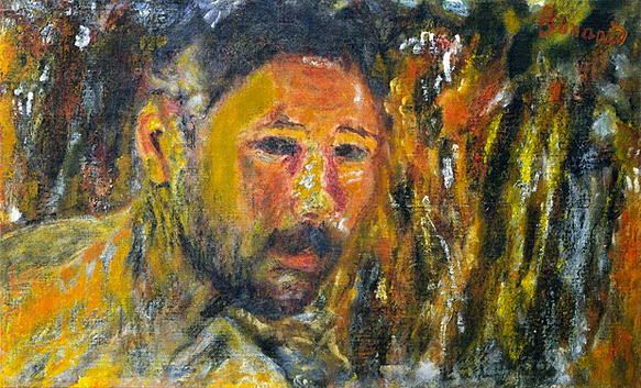 Autorretrato con barba, c. 1920, Pierre Bonnard